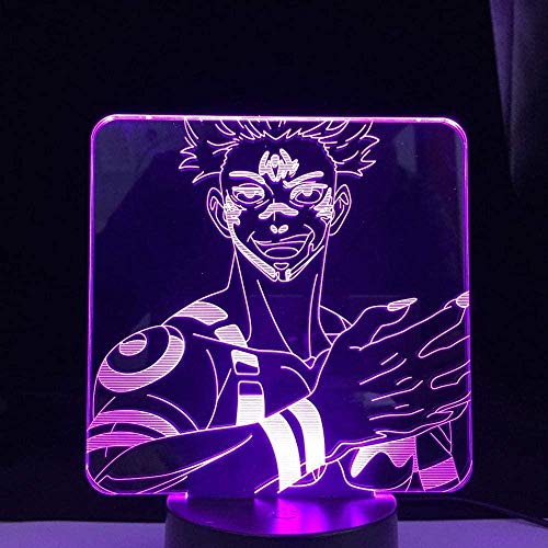 GEZHF 3D Illusion Light Led Night Light Anime