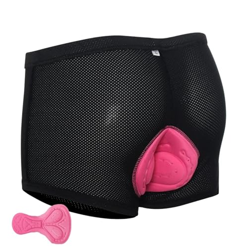 TUANZUN Culotte Ciclismo Hombre,Culotte Ciclismo Mujer Bicicleta Calzoncillos Boxer for Hombre Bragas Pantalones Cortos de Ciclismo Negro Bicicleta Gel Ciclismo Jersey Motocross Transpirable(8,L)