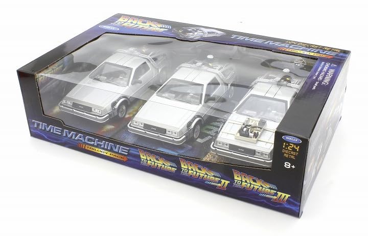 Amazon | 京商 WELLY 1/24 デロリアン DMC-12 バック・トゥ・ザ