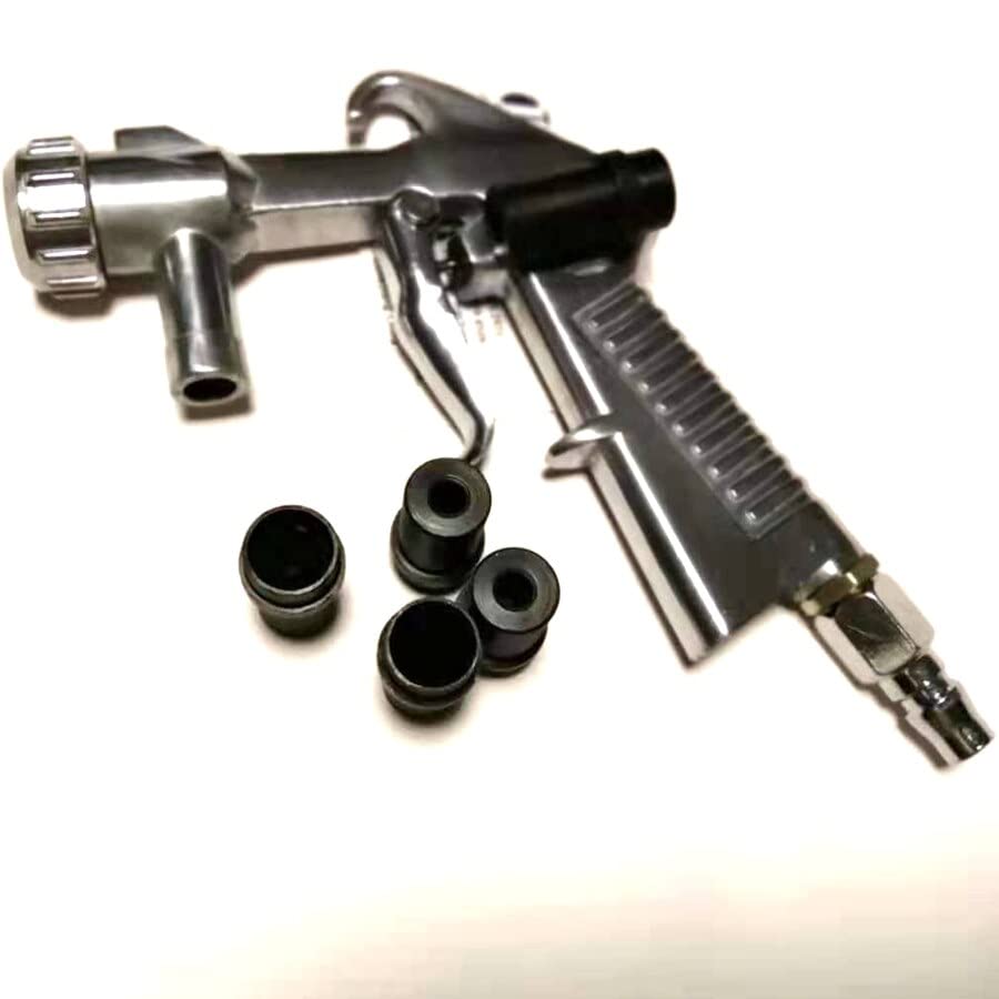 Tool Part for Sandblaster Air Siphon Feed Blast Nozzle Tips Abrasive Sand Blasting with 5pcs Steel Nozzles Abrasive