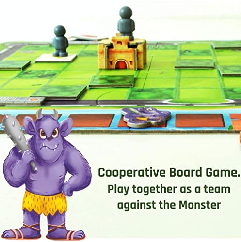 Image of Lockout Monster - A Memory Board Game For Kids Over 4 Years (Multicolour)