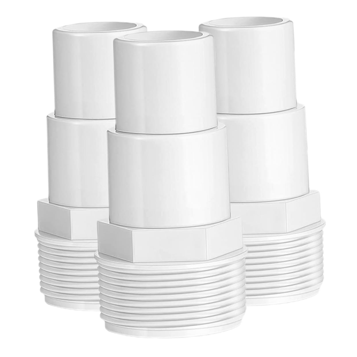 INOOMP 12piezas Adaptador De Manguera De Piscina De Plástico Conector Compatible para Bomba De Filtración De Piscina Instalación Fácil Fugas Accesorio para Sistemas De Skimmer