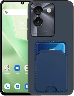for Foxx FOXXD Miro A67 S67 Case, FOXXD C67 6.75" Phone Case, Slim Thin Flexible Resilient Silicone Rubber TPU Shockproof Durable Protective Case with Credit Card Slots Wallet Cover -Blue