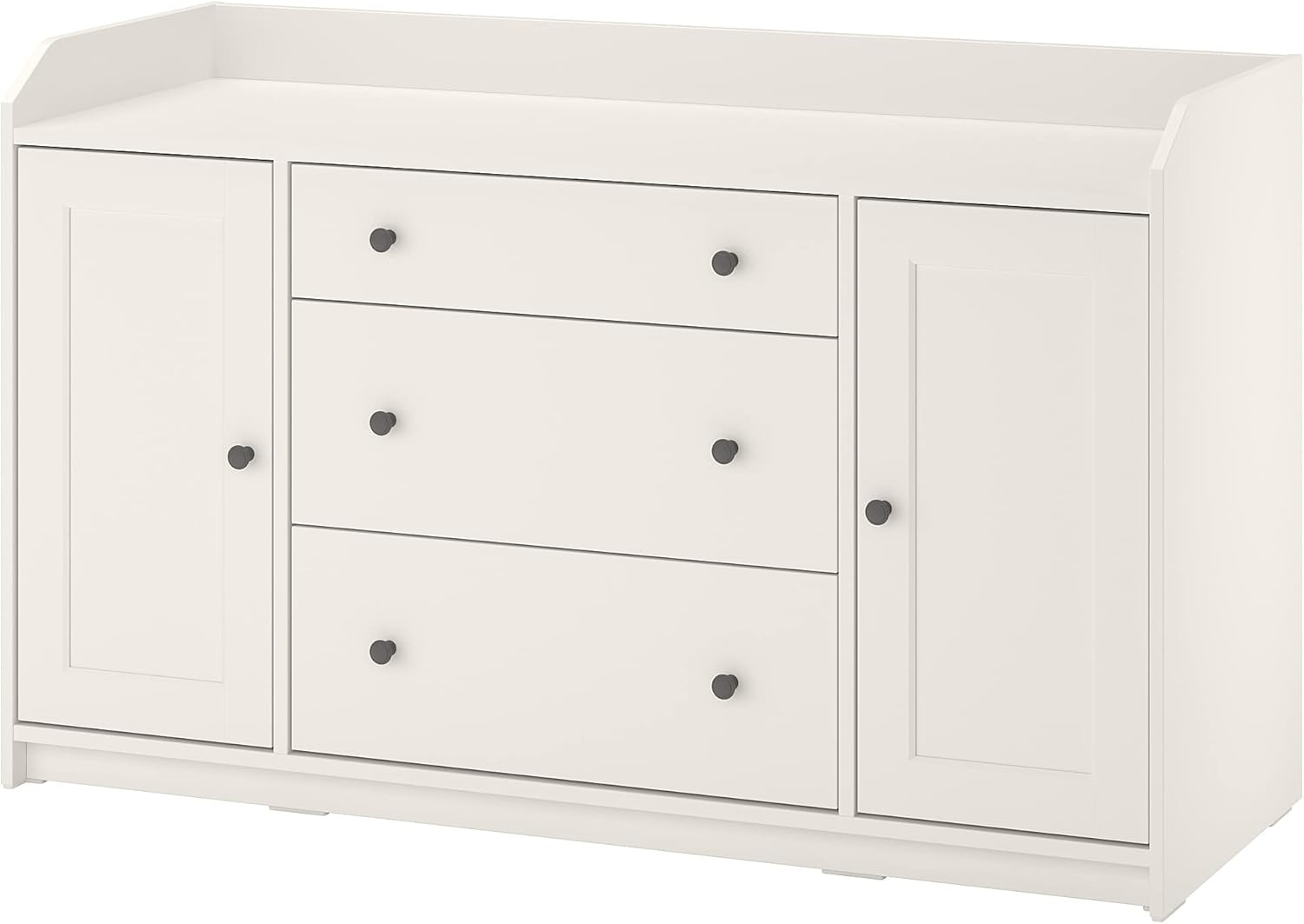 HAUGA Sideboard, White, 140x84cm