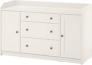 IKEA HAUGA Buffet Blanc 140 x 84 cm : Amazon.fr: Cuisine et Maison