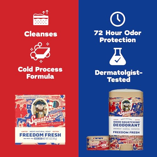 Dr. Squatch Natural Men’s Bar Soap and Deodorant, Limited Edition (3-Pack) - image 2