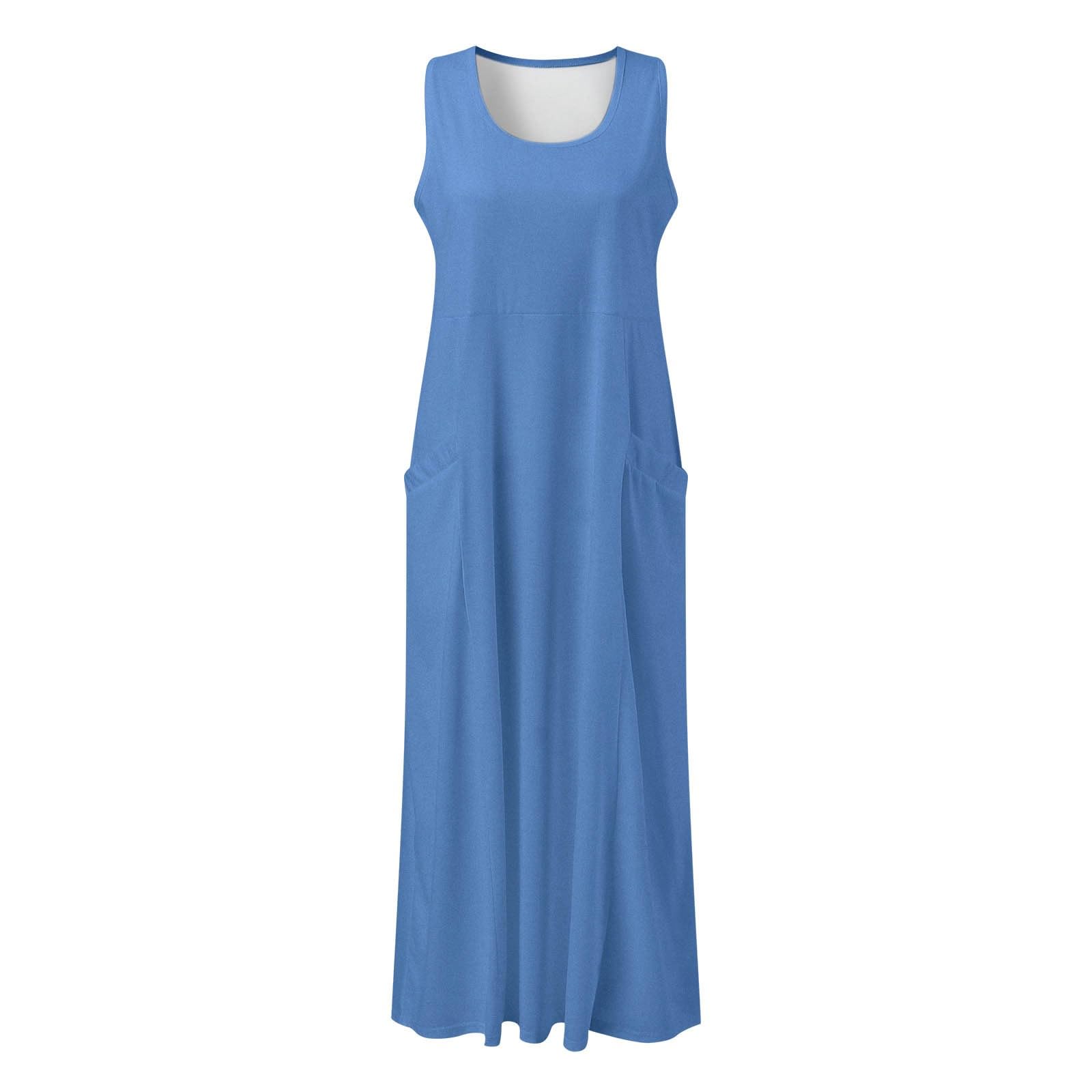 Générique Robe Femme Vintage Chic Été Décontractée Longue Manches Courtes Col V Imprimée Bohème Fleurie Taille Haute Fluide Légère Plage Vacances Soirée A111