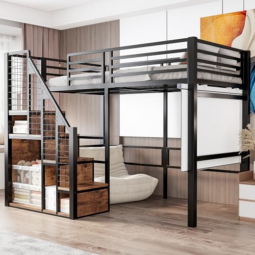 Litera Mueble Multifuncional 90x200 Negro habitacion Juvenil con Mesa de Estudio y ropero Malla Metalica Fija Soporte de Metal Estable para Estudiantes Jovenes Adultos universitarios