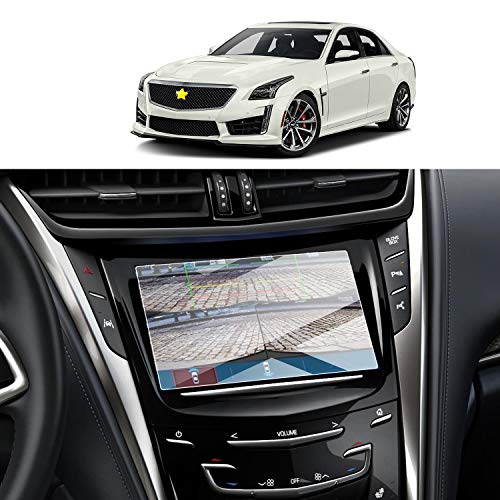 Sktu Screen Protector Foils For 2015-2019 Cadillac Cts Cue Infotainment Interface 8In Navigation Display Tempered Glass 9H Hardness Anti Glare & Scratch Hd Clear Lcd Gps Touch Screen Protective Film #TOP15