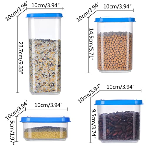 Boîtes de conservation en plastique solide de grande capacité - 4