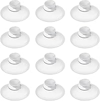 Vista 9 de 22 ventosas pequeñas con ganchos de plástico transparente de 1.2 pulgadas para ventanas de vidrio, festivales, fiestas, decoración de carnaval