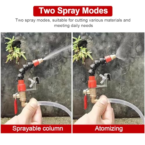 Image of Serplex Dust Remover Water Sprayer for Cutting Machine, Angle Grinder | Helps Control Cutting Dust, Supports Cooler Cutting, Flexible Nozzle, Water Misting Flow, for Angle Grinder Use