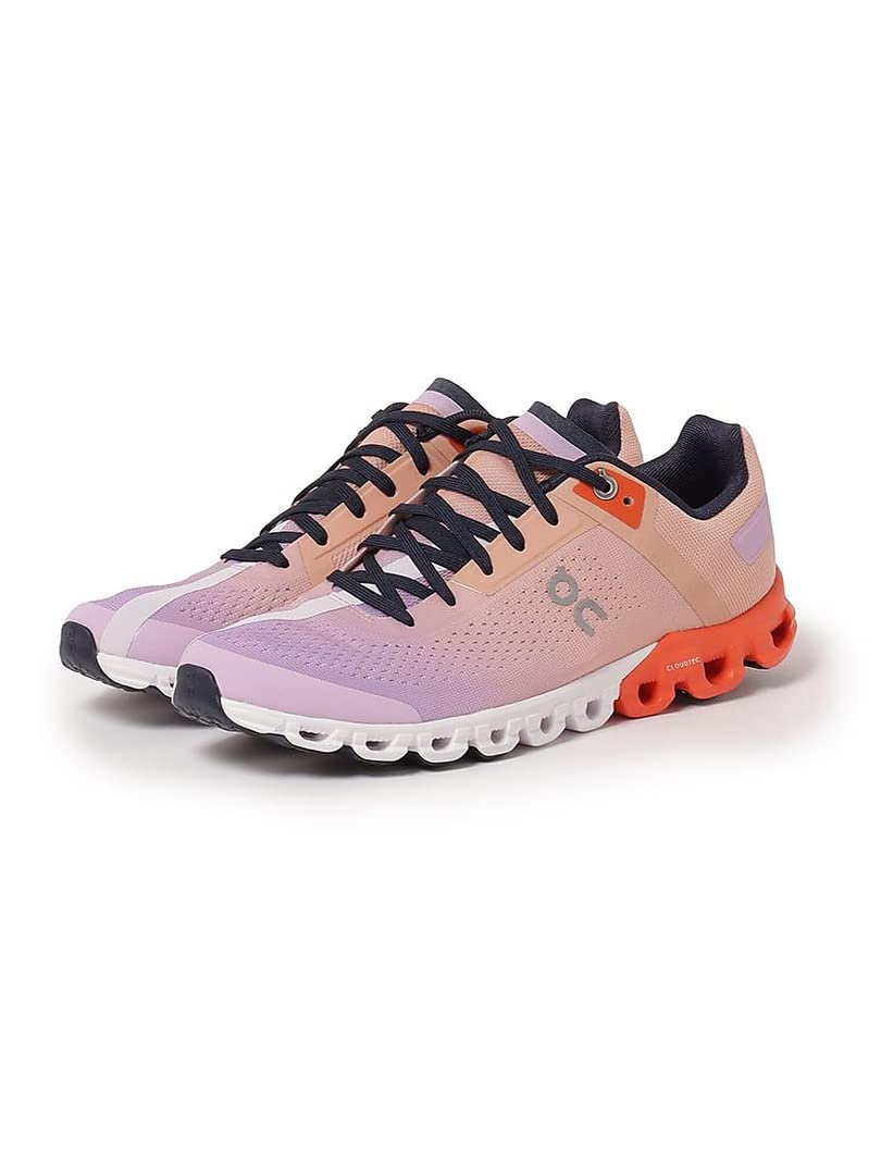 On Running Womens Cloudflow Mesh Rock Rose Trainers