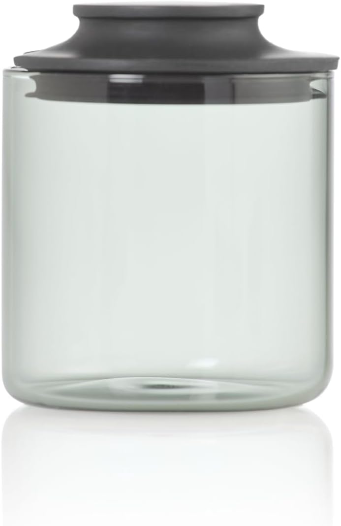 AdHoc Milk & Sugar Set Impact - Cream Pitcher Made from Borosilicate Glass - Sugar Bowl with Silicone Lid - Tabletop Accessory for Coffee & Afternoon Tea - Dishwasher Safe