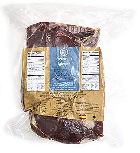 Deli Loaf - All Natural - Serrano - Boneless 10 Lb - 17 Months Dry Cured - No Nitrates/ Nitrites - Spain Gourmet Delicatessen - 1 Unit #TOP17
