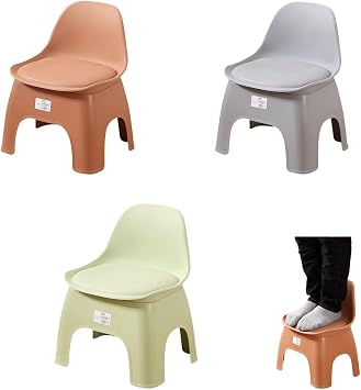 Childrens Chair, Kids Chair, Childrens Stool, Mini Chair with Backrest, Low Chair, For Children, Chair, Bean Chair, Step Stool, Non-slip, Portable, Lightweight, Kindergarten, Nursery School, Home