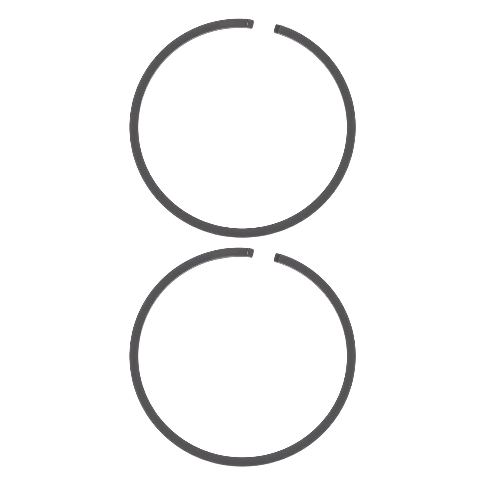 YINETTECH 2Pcs Caber Piston Rings 52mm x 1.2mm Compatible with STIHL MS460, 046, 064, MS650 Chainsaws