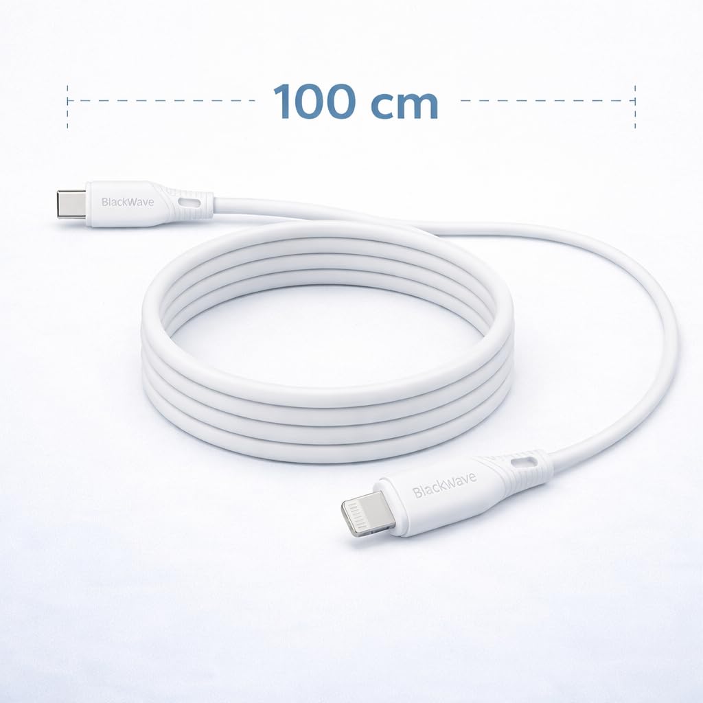 Generico Cavo USB-C a Lightning 100 cm, Ricarica Rapida PD 27W, Cavo di Ricarica e Trasferimento Dati per iPhone 14/13/13 Pro/13 Pro Max/12 Mini/11 Pro/11 Pro Max/11/SE 2020/XR/XS/X/8/8 Plus