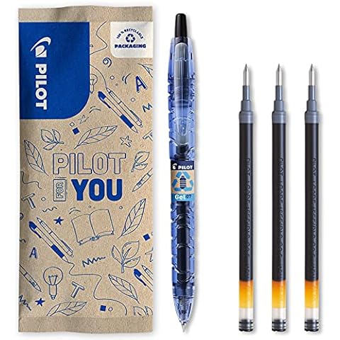 Pilot B2P Gel - Nachfüllbarer Gelschreiber mit Druckmechanik Cover