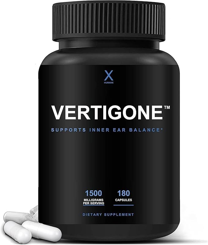 Evorina HUMANX VertiGone - Vertigo Relief - Time-Tested Ingredients - Ancient Natural Inner Ear Balance Supplement - Relieves Dizziness, Nausea, Spinning & Swaying Sensations - Non GMO - Dizzy Aid Pills | High Strength Herbal Supplement | Clean Label Ayurvedic Wellness-image-34