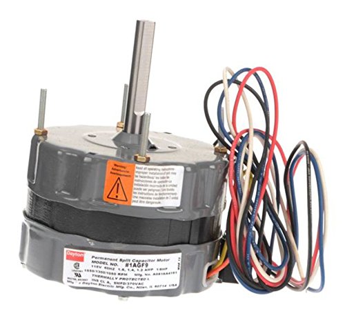 Dayton 1AGF9 Motor, PSC, 1/8 hp, 1550 RPM, 115V, 48Y, TENV