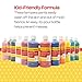 School Smart Washable Tempera Paints for School and Arts and Crafts Use, 16 Ounces Each, Assorted Colors, Set of 12