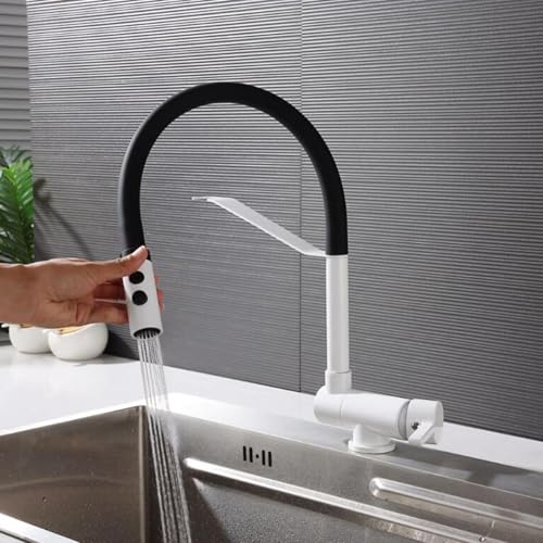 Robinet de cuisine pliable pour fenêtre | Solution gain de place en laiton doré
