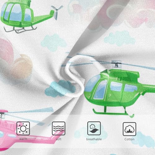 Colorful Helicopters Toddler Girls's Underwear 2T 202c12133