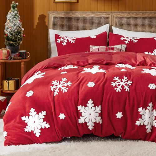 Bedsure Fluffy Duvet Cover Set - Ultra Soft Plush Shaggy