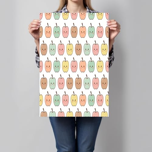 Fruits de dessin anime toile apple decoration murale grand format 80x120cm pour salon