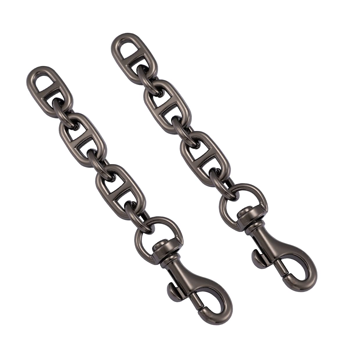 Extensión de cadena para bolso plomizo de 2 piezas para bandoleras y bolsos de hombro