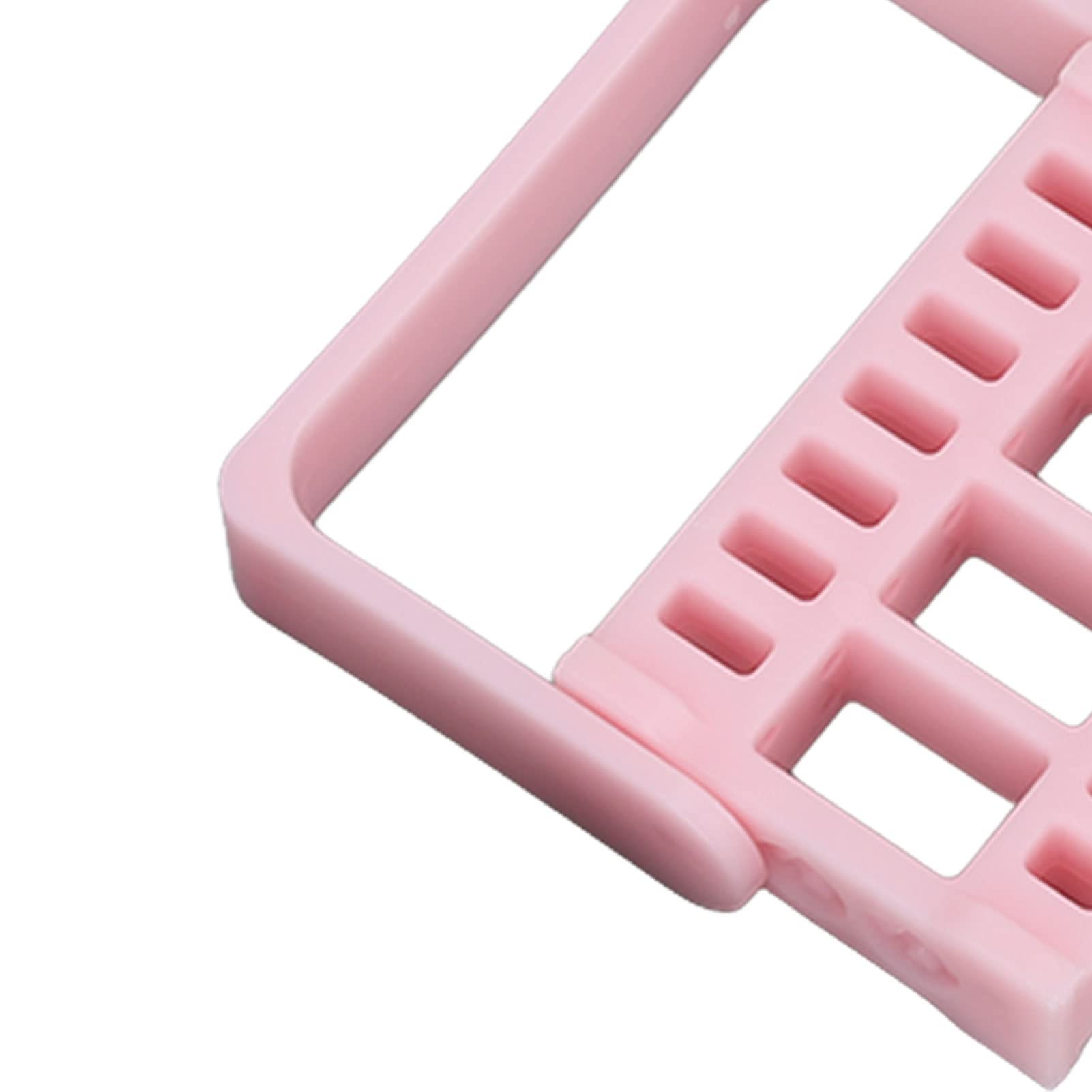 Support de Forets à Ongles, 4 Pièces, Support de Forets à Ongles, Organisateur D'affichage, 16 Trous, Anti-poussière, Présentoir de Forets pour Nail Art, Boîte de Rangement pour