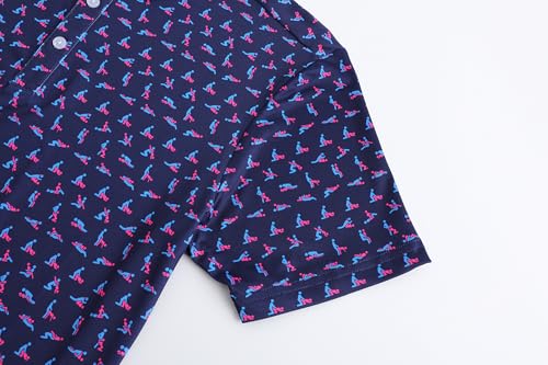 Camisetas Polo para Hombre de Golf, Secado Rápido y Absorción de Humedad, Estilo Casual y Divertido miniatura 5