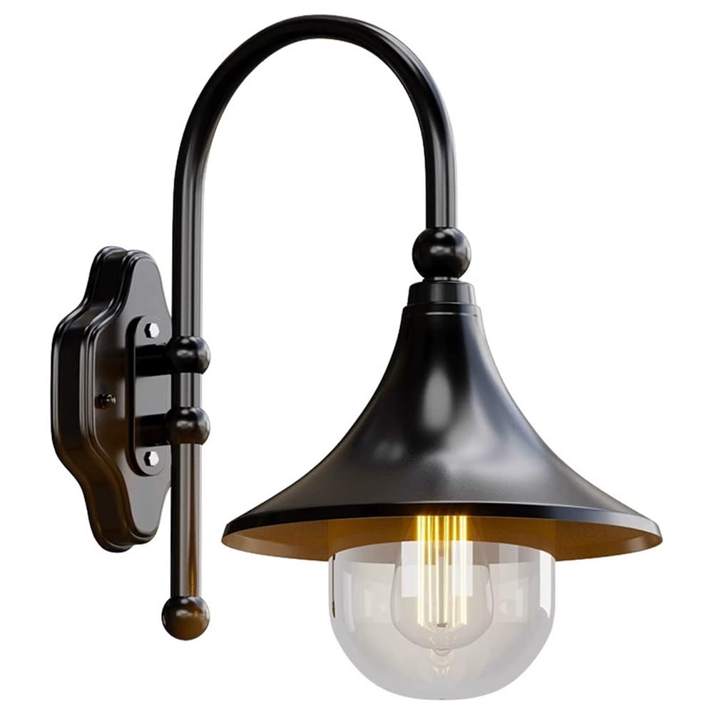 UDSKNV[KSL E27 220V Outdoor Wall Lamps with Warm Light for Country Garden Villa Aisle Balcony Hallway Lighting Fixtures