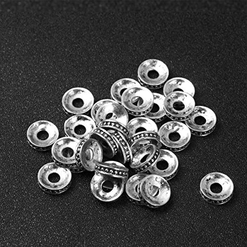 EXCEART Liga de Alumínio DIY Contas Espaçador Contas De Metal Espaçadores Jóias Criativa Decoração A