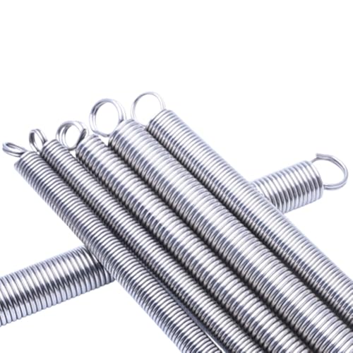 1Pcs SS304 Stainless Steel Extension Spring Wire Dia 1.5mm-2mm OD 10-20mm Length 30-340mm (1.5 * 10,Length260mm)