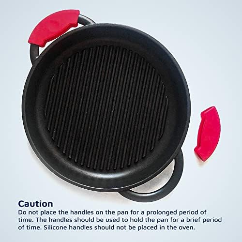 Grill Pan Silicone Handles for the Whatever Pan - Red by Jean Patrique