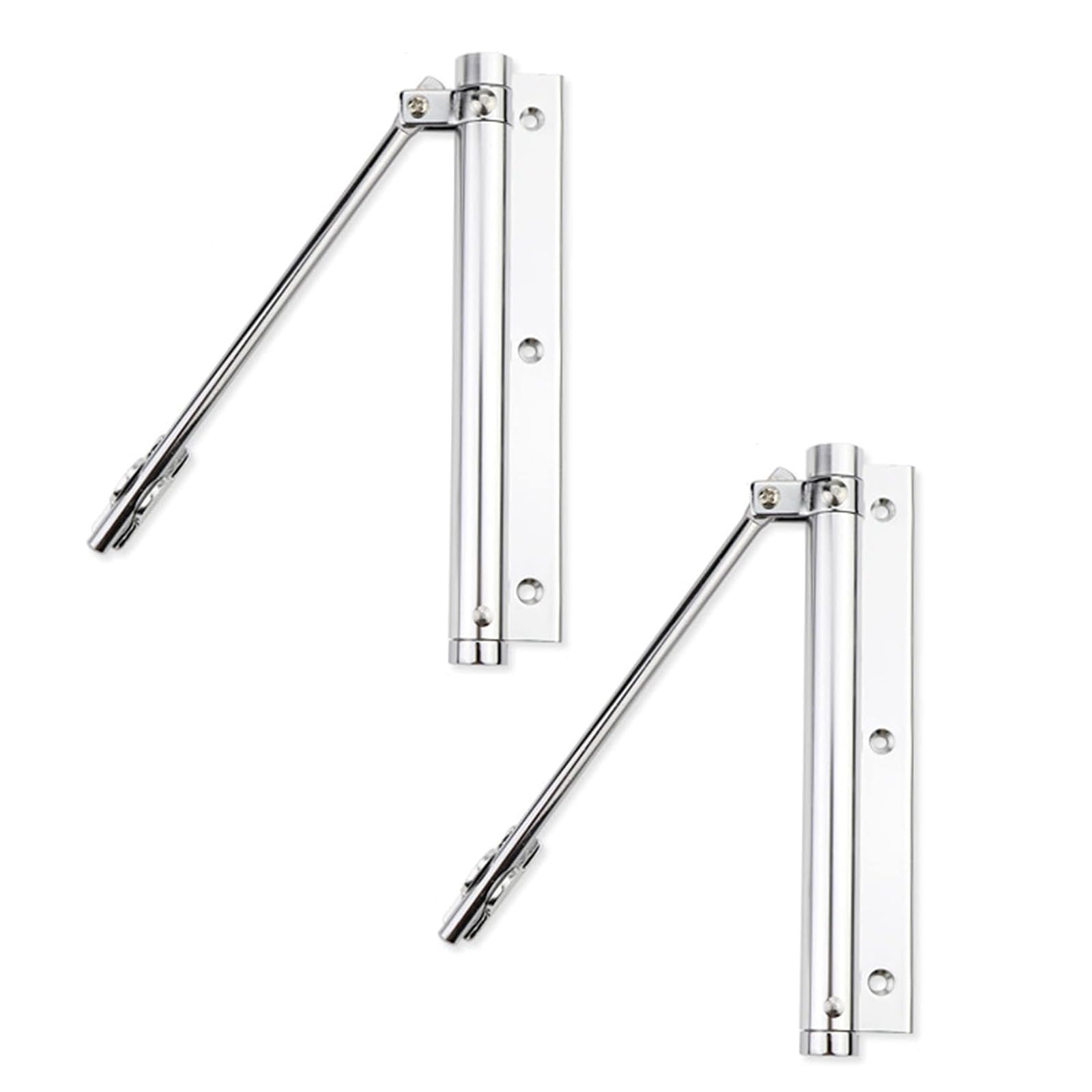 BRAND VILLA Pack of 2 Automatic Door Closer, Adjustable Spring Self Closing Hinge, Heavy Duty Stainless Steel Door Closer for Interior Doors, Home Office, Soft Spring Door Closing, Metal Doors-image-15