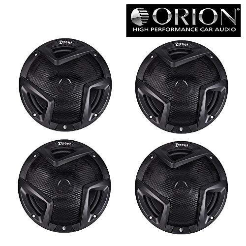 Two Pair 4 Speakers Orion ZT65SL COAXIAL Speaker 6.5" 2-Way 300 Watt 4