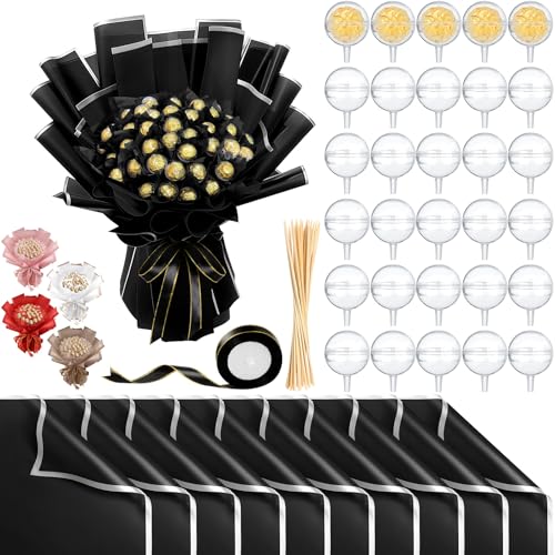 Funnymoom 71 Pcs DIY Chocolate Flower Bouquet Kit Graduation 2026
