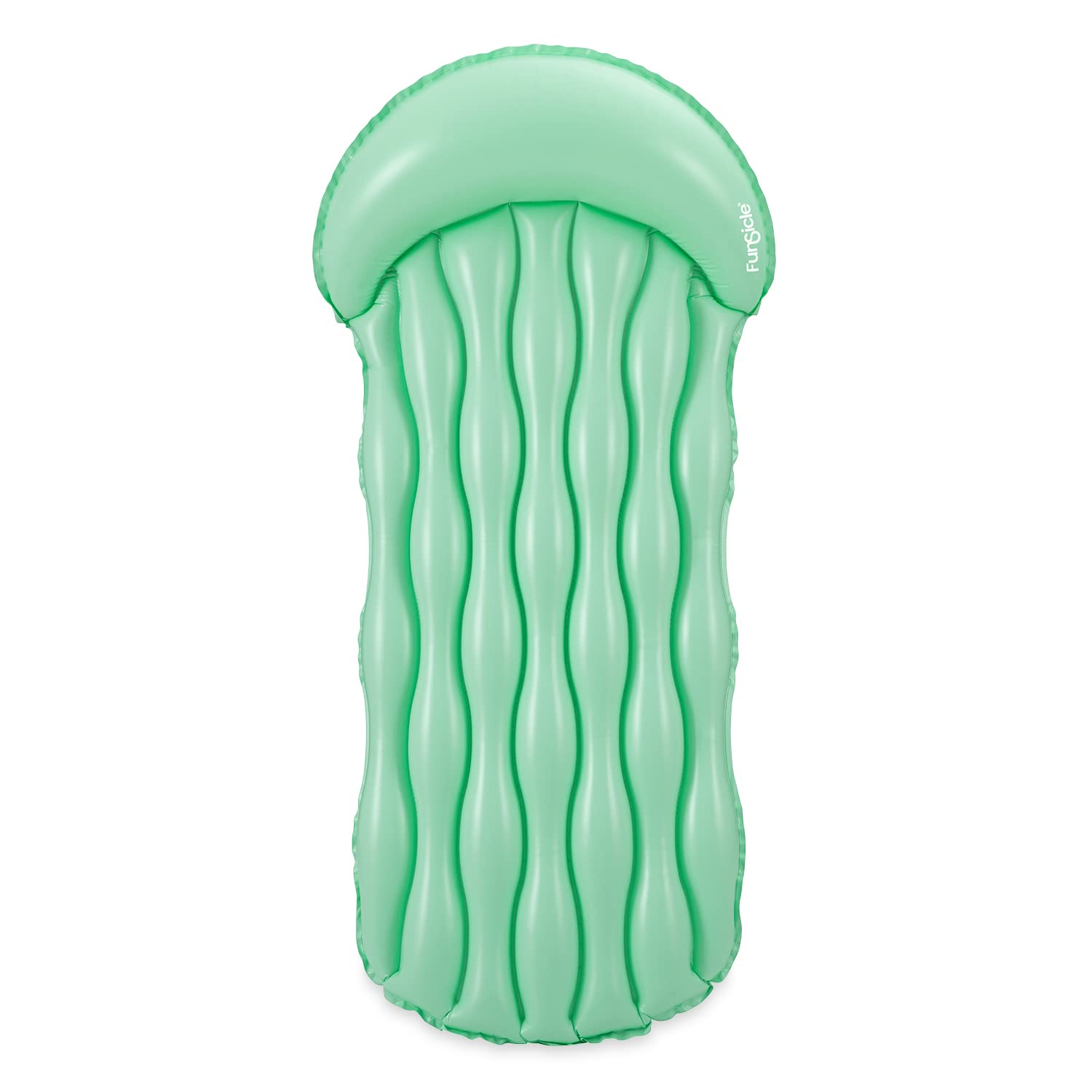 Funsicle 6 ft Simple Zzzz Inflatable Water Mat with Comfortable Headrest