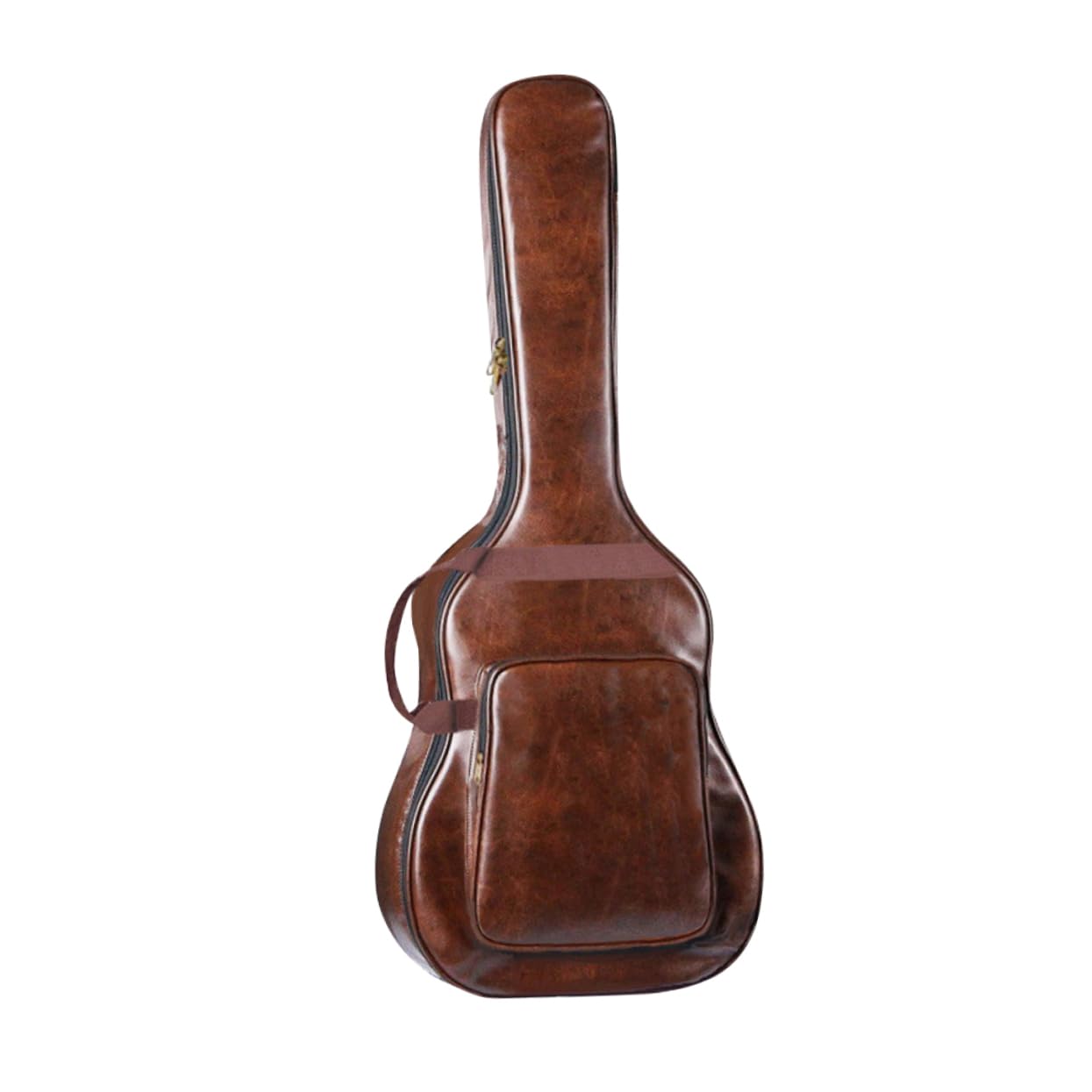 Wasserabweisende Gitarrentasche für Akustikgitarre 41 Zoll mit Doppelseitigem Schultergurt und Großen Außentaschen für Einfaches Reisen und Training