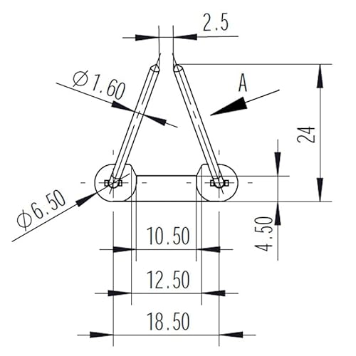 Von Paris Elektrodenblock 1822 kompatibel mit WOLF 8902394, 2413310 für Gelbbrenner WK02