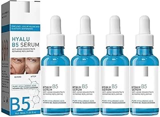 Richonly Hyalu B5 Serum | Collagen Serum | Pure Hyaluronic Acid Serum for Face with Vitamin B5 | Botox Face Serum | Anti Aging Collagen Serum | for All Skin Types Women Men | 30ml/1.01floz (4pcs)