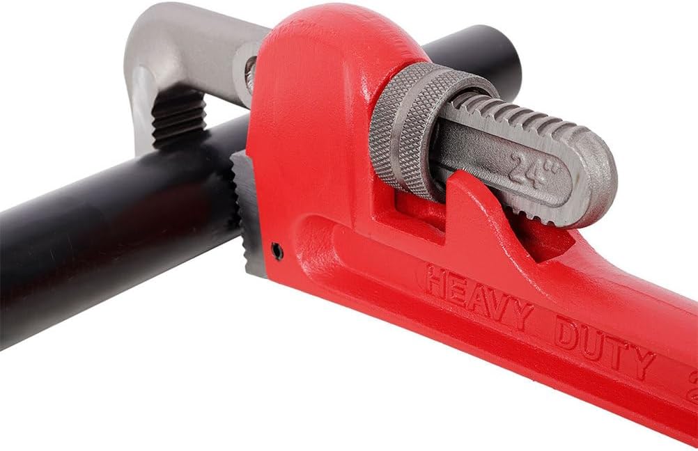 4 Pack Heavy Duty Pipe Wrench Set, Aluminum Pipe Wrench Set, Adjustable Water Alloy Steel Grip Plumber's Wrench Plumbing Tools for Plumbers,Auto Repair and Mechanics,3PC