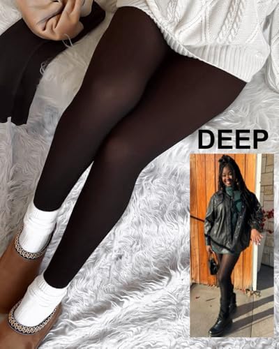 Image of Geerta Magic Fleece Lined Leggings Women Winter Fur Lined Tights Plus Size