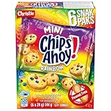 CHIPS AHOY! MINI RAINBOW SNAK PAK 144 G, Baked in Canada