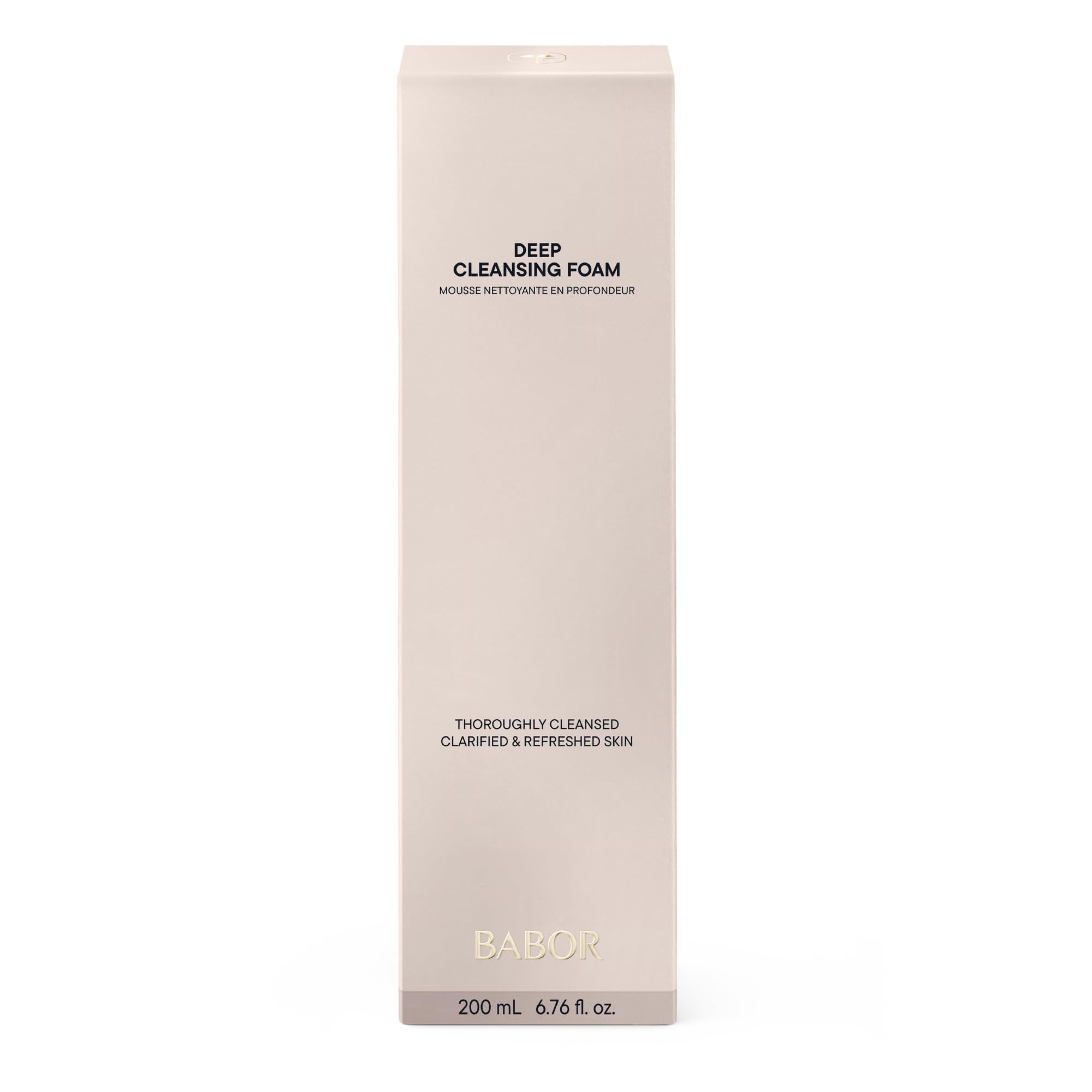 BABOR CLEANSING Cleansing Foam, per pelli miste e grasse, Schiuma detergente rinfrescante per la pulizia quotidiana del viso, Formula vegana, 1 x 200 ml