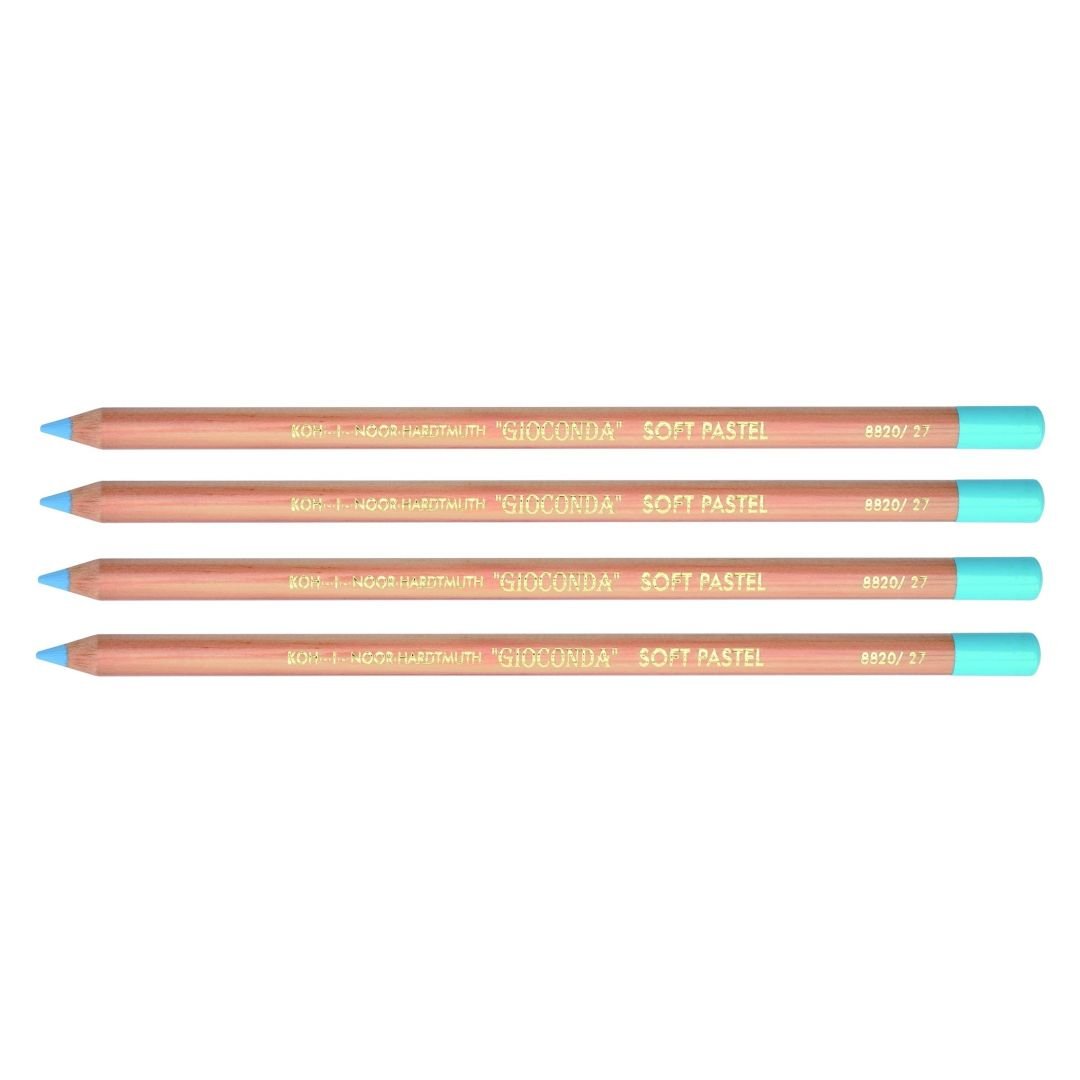 Koh-I-Noor Hardtmuth Gioconda Artist Soft Pastel Pencil - Ice Blue (27) - Pack of 4