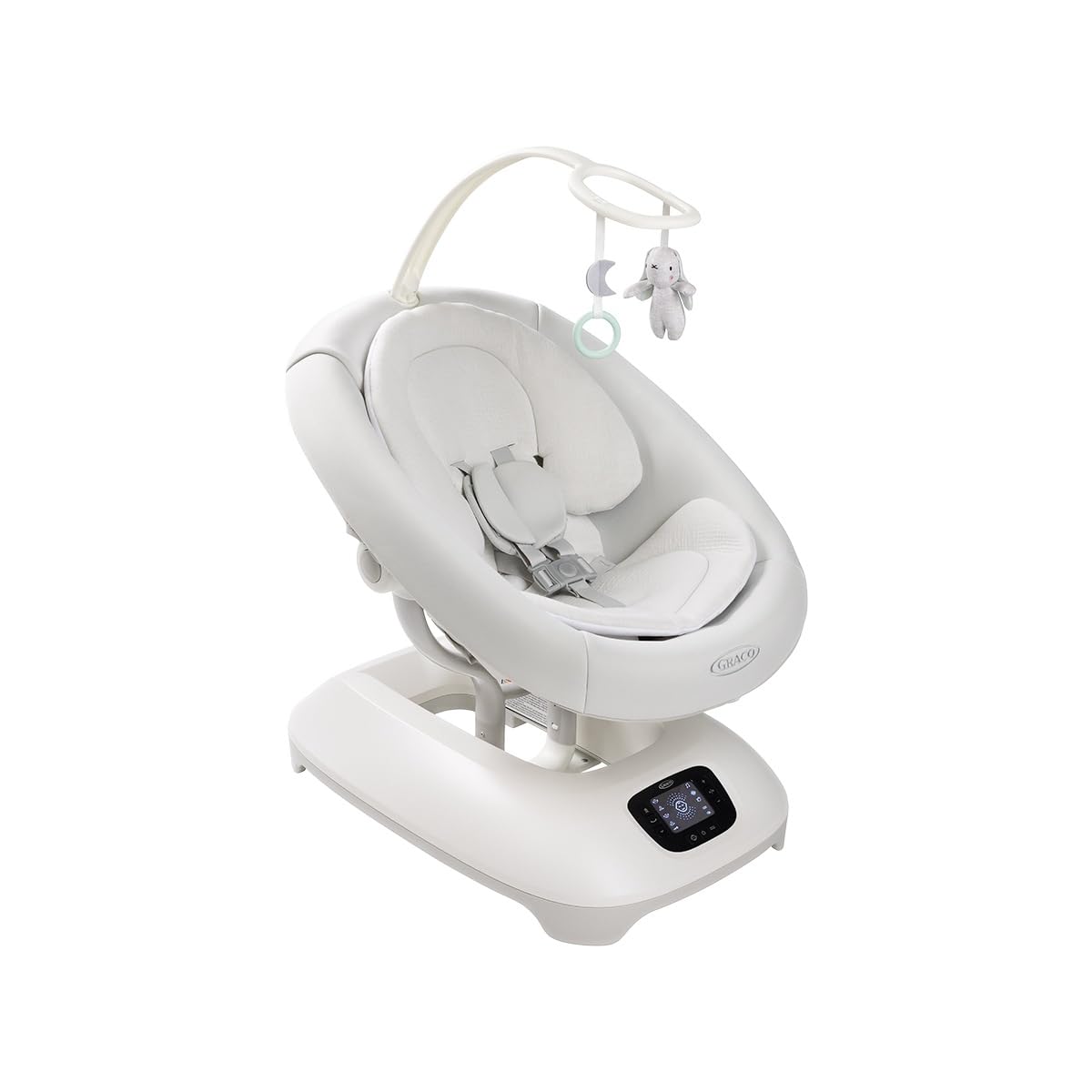 Graco Eluma Sway Balançoire apaisante pour bébé de la naissance jusqu'à 9 kg (environ 6 mois), technologie de détection des pleurs qui détecte votre bébé et apaise/s'installe, 3 positions